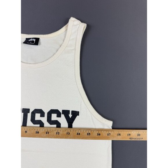Vintage Y2K Stussy Tank Top Size Small Streetwear Hype Designer Skate Punk Surf - Picture 4 of 5